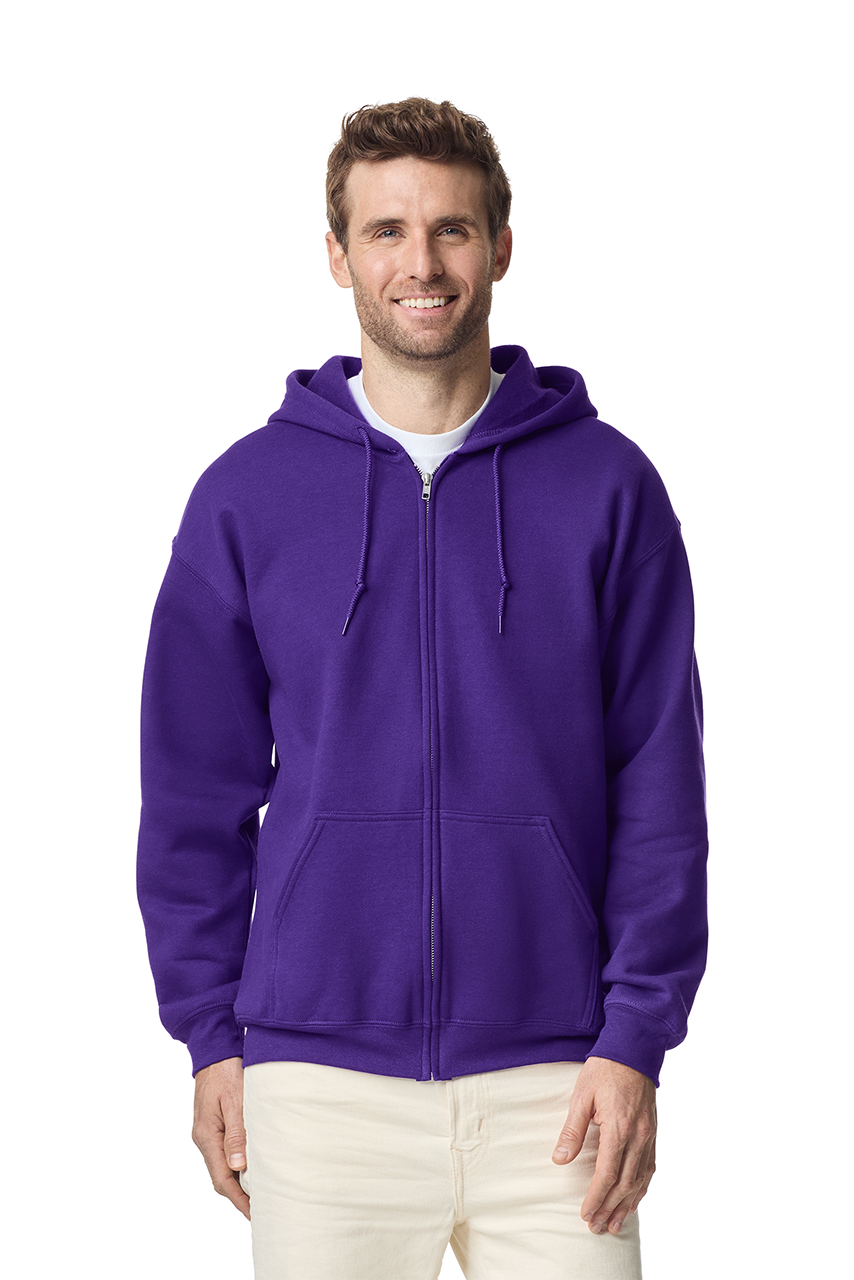 HEAVY BLEND™ ADULT FULL ZIP HOODED SWEATSHIRT