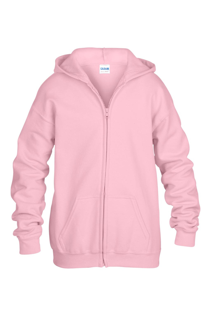 HEAVY BLEND™ YOUTH FULL ZIP HOODED SWEATSHIRT