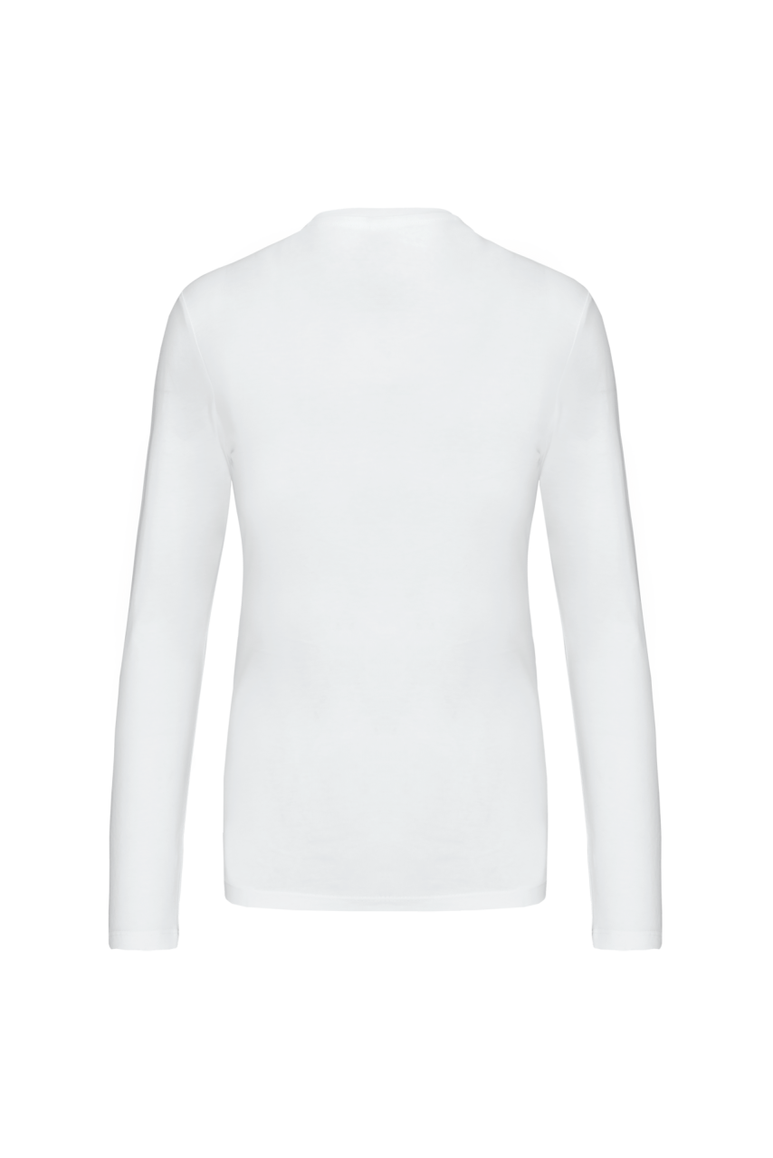 LADIES' LONG-SLEEVED CREW NECK T-SHIRT