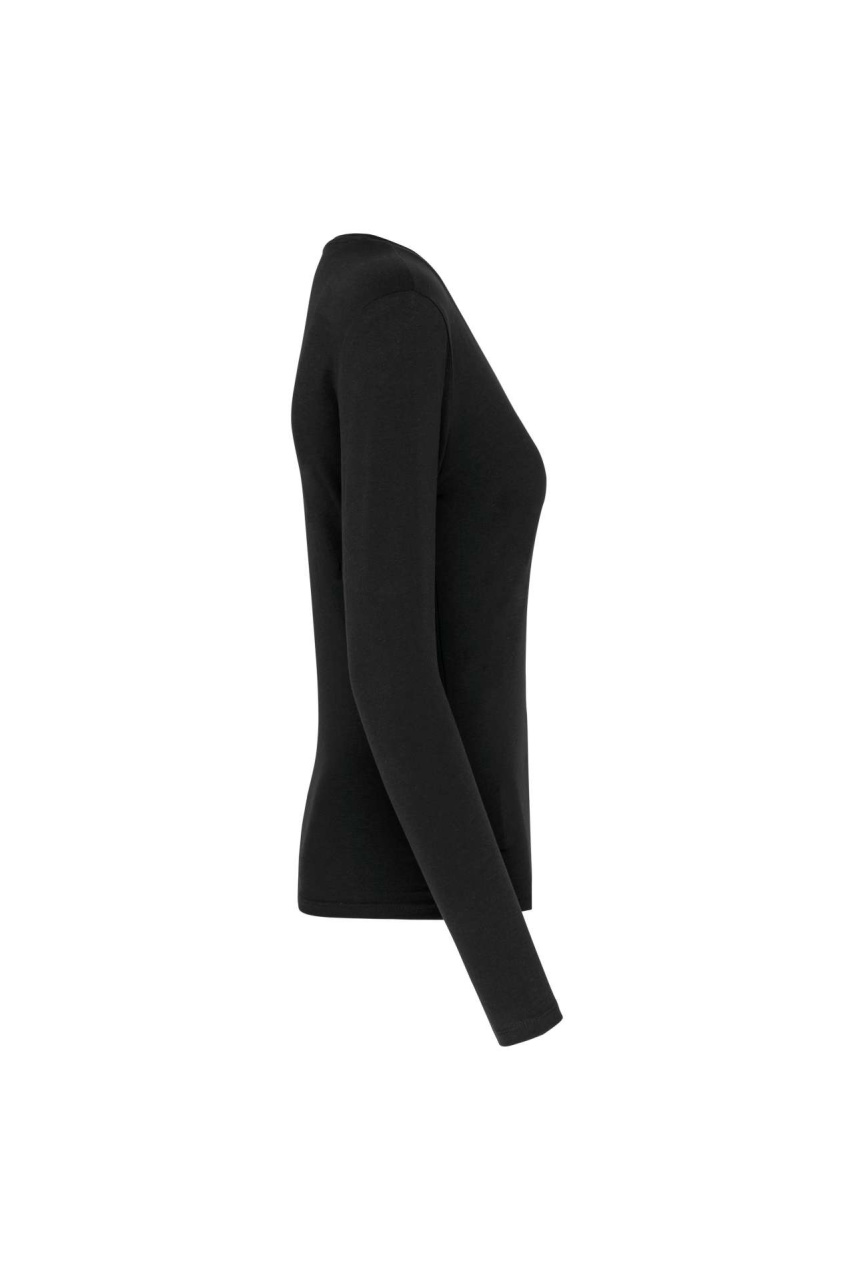 LADIES' LONG-SLEEVED V-NECK T-SHIRT
