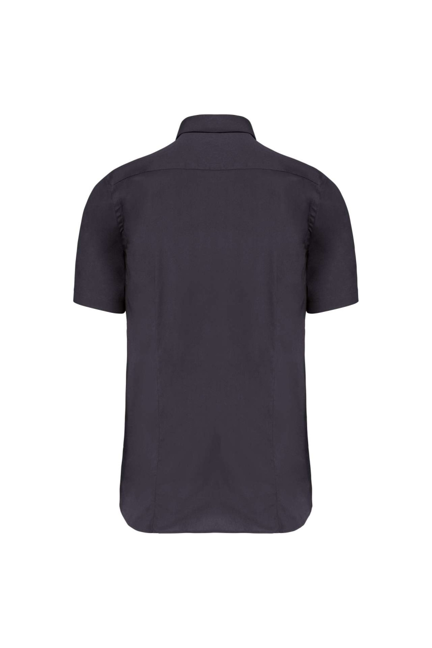 SHORT-SLEEVED COTTON/ELASTANE SHIRT