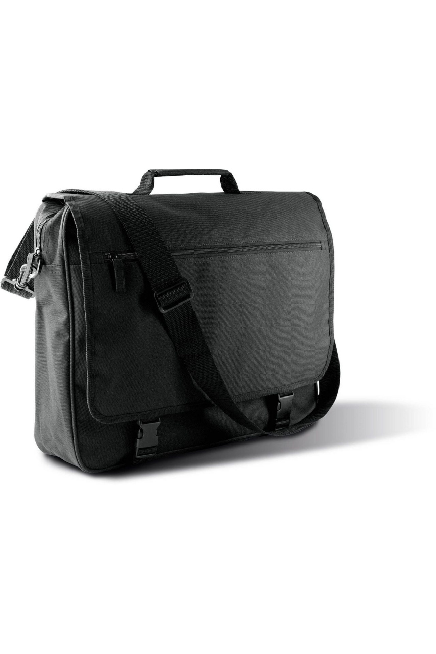 DOCUMENT BAG WITH FRONT FLAP
