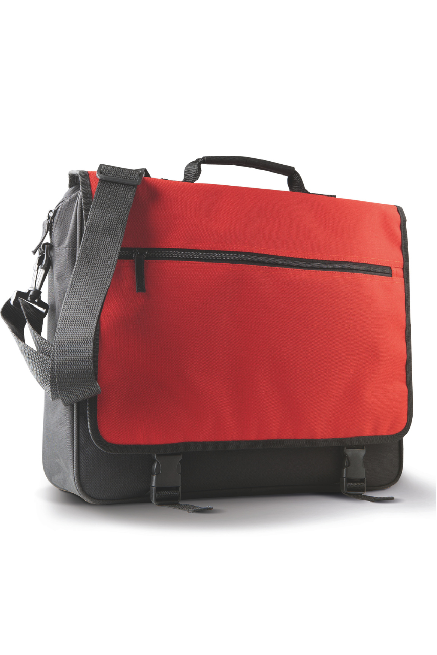 DOCUMENT BAG WITH FRONT FLAP