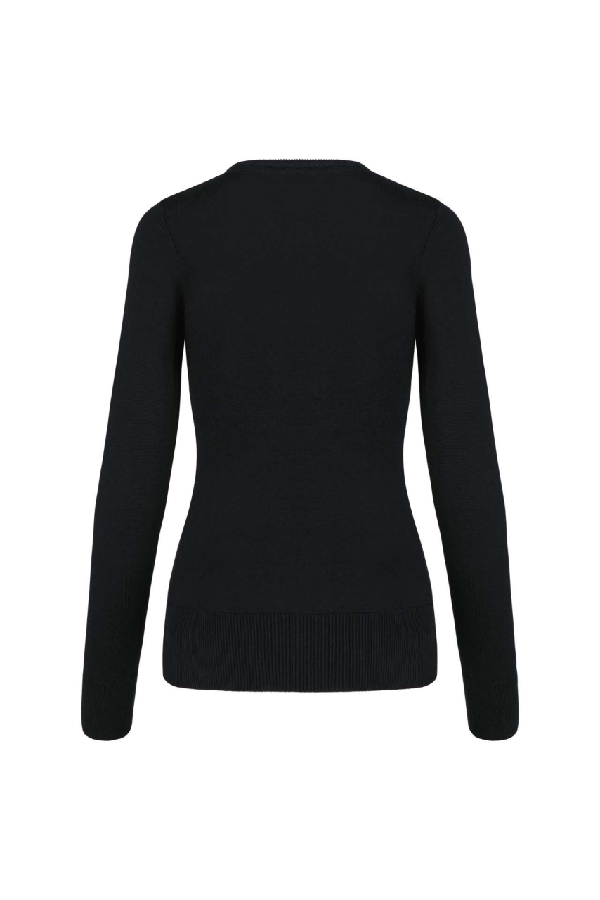 LADIES' V-NECK JUMPER