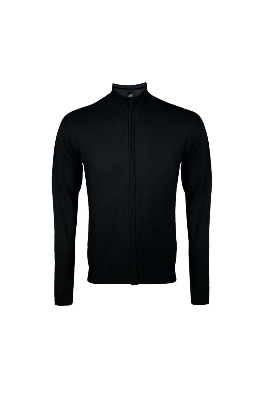 SOL'S GORDON MEN ZIPPED KNITTED CARDIGAN