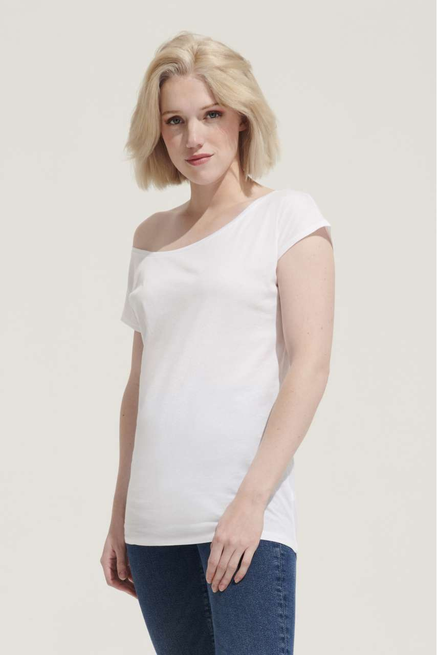 SOL'S MARYLIN - WOMEN’S SHORT SLEEVE LONG KIMONO T-SHIRT