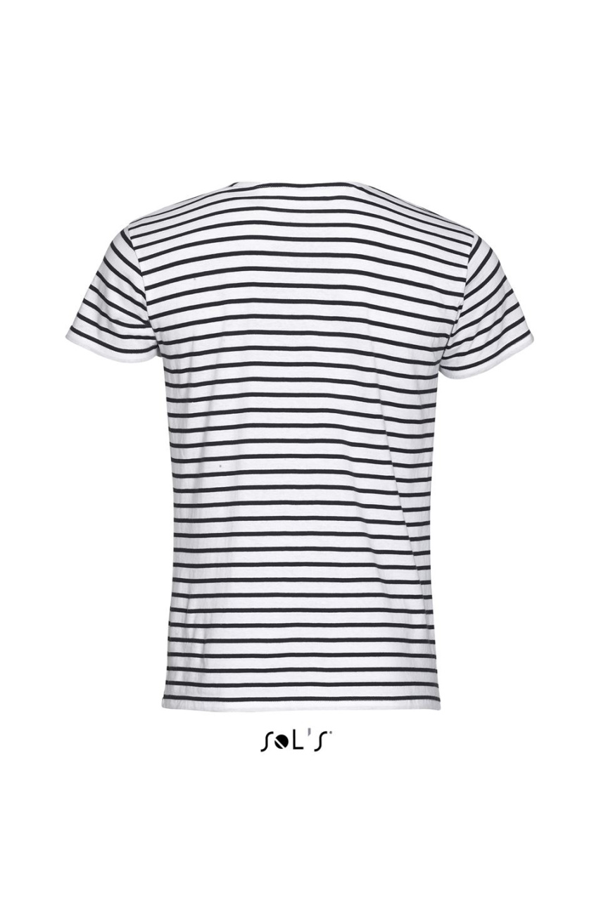SOL'S MILES MEN - ROUND NECK STRIPED T-SHIRT