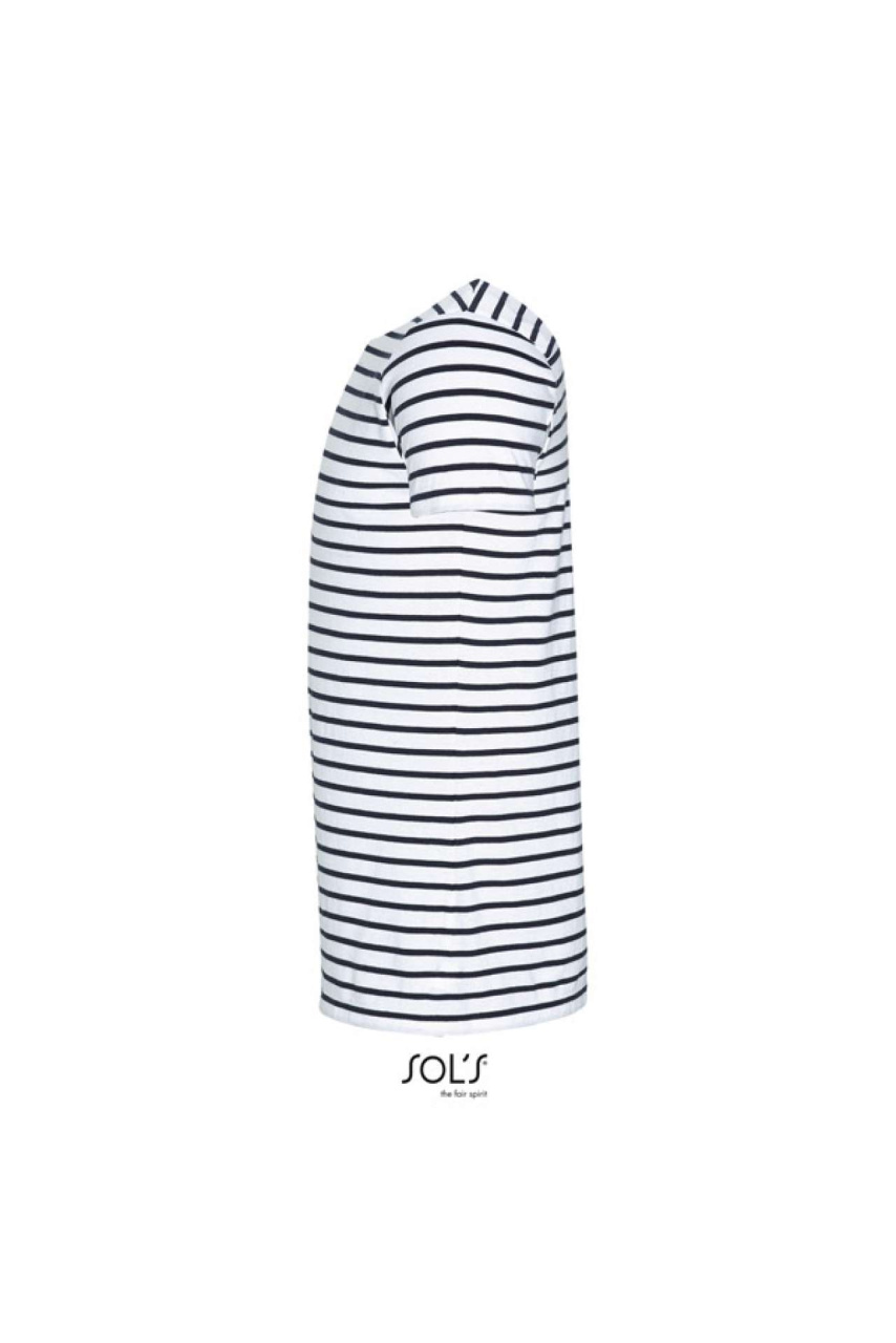 SOL'S MILES MEN - ROUND NECK STRIPED T-SHIRT
