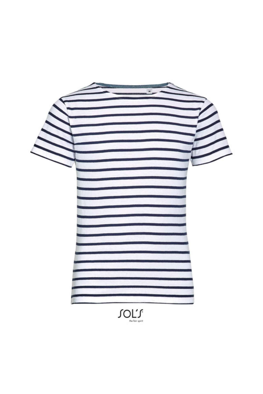 SOL'S MILES KIDS' - ROUND NECK STRIPED T-SHIRT