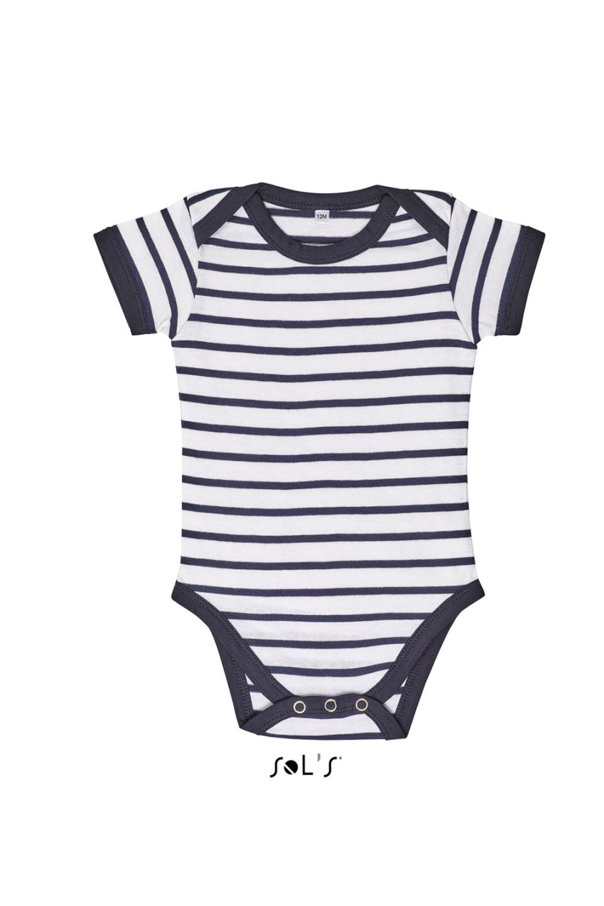 SOL'S MILES BABY - STRIPED BODYSUIT