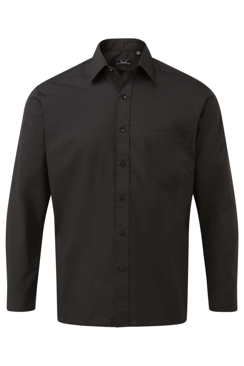 MEN'S LONG SLEEVE POPLIN SHIRT