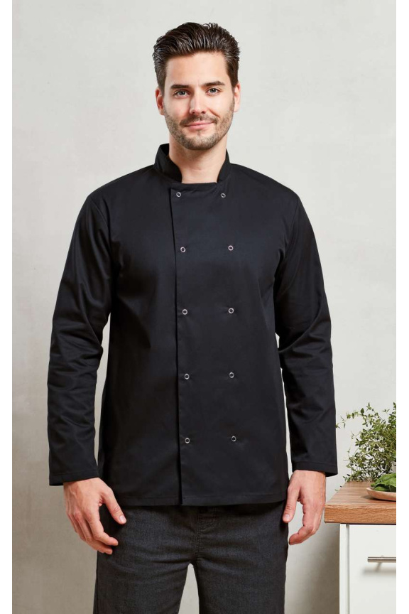 CHEF'S LONG SLEEVE STUD JACKET