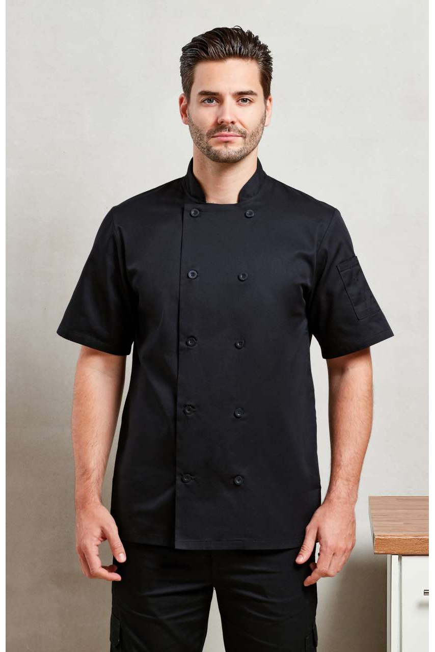 SHORT SLEEVE CHEF'S JACKET