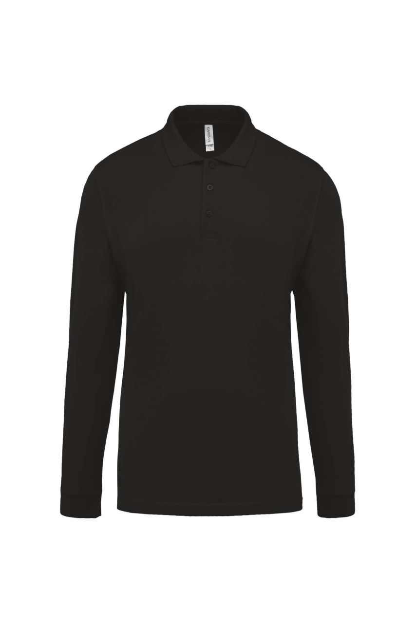 MEN'S LONG-SLEEVED PIQUÉ POLO SHIRT