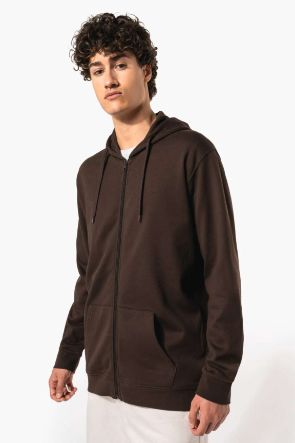 FULL ZIP HOODED SWEATSHIRT