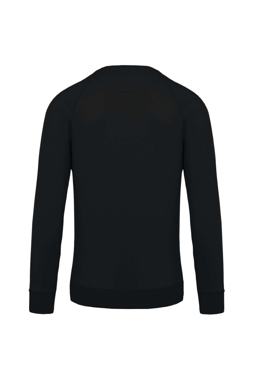 MEN'S ORGANIC COTTON CREW NECK RAGLAN SLEEVE SWEATSHIRT