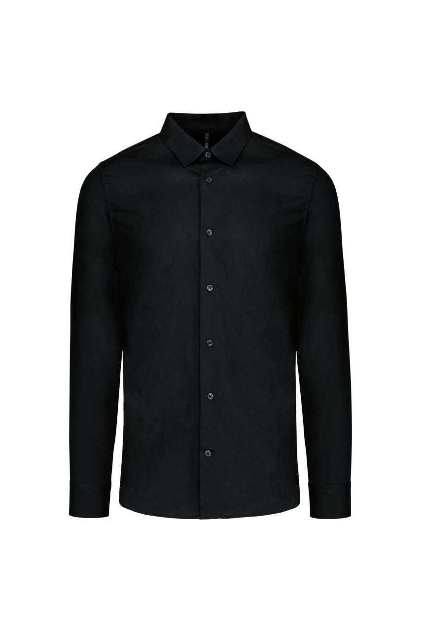 MEN’S LONG-SLEEVED COTTON POPLIN SHIRT