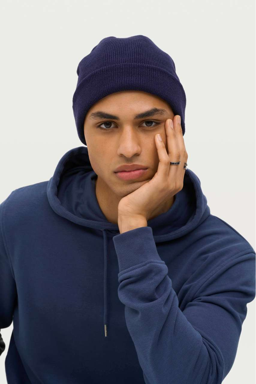 SOL'S PITTSBURGH - SOLID-COLOUR BEANIE WITH CUFFED DESIGN