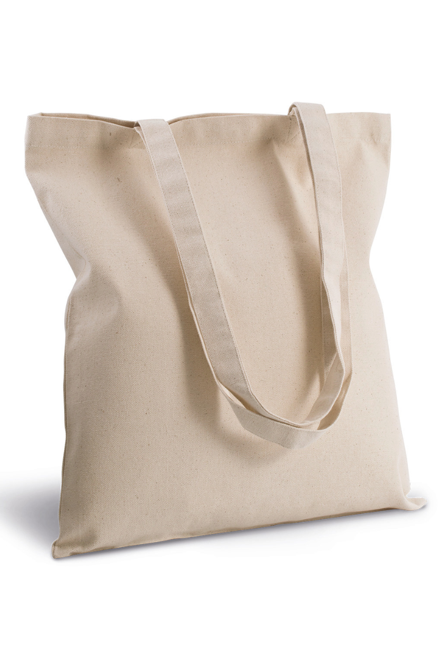 COTTON CANVAS SHOPPER BAG