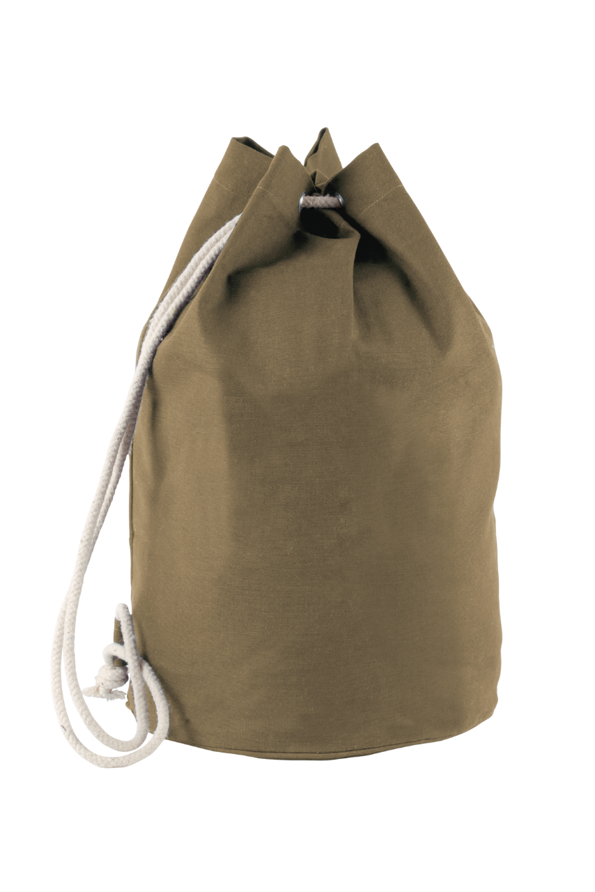 COTTON SAILOR-STYLE BAG WITH DRAWSTRING
