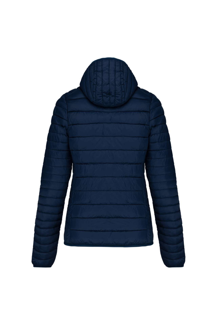 LADIES' LIGHTWEIGHT HOODED PADDED JACKET