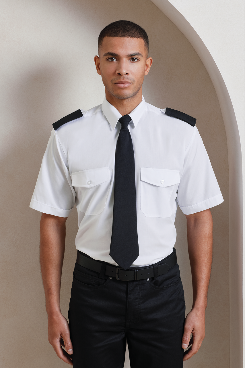 MEN’S SHORT SLEEVE PILOT SHIRT