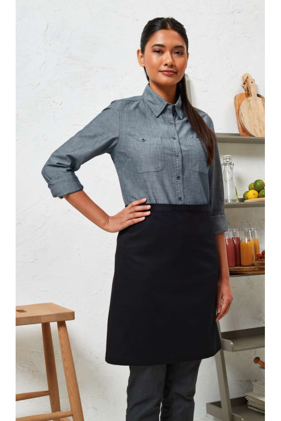 COTTON WAIST APRON, FAIRTRADE & ORGANIC CERTIFIED