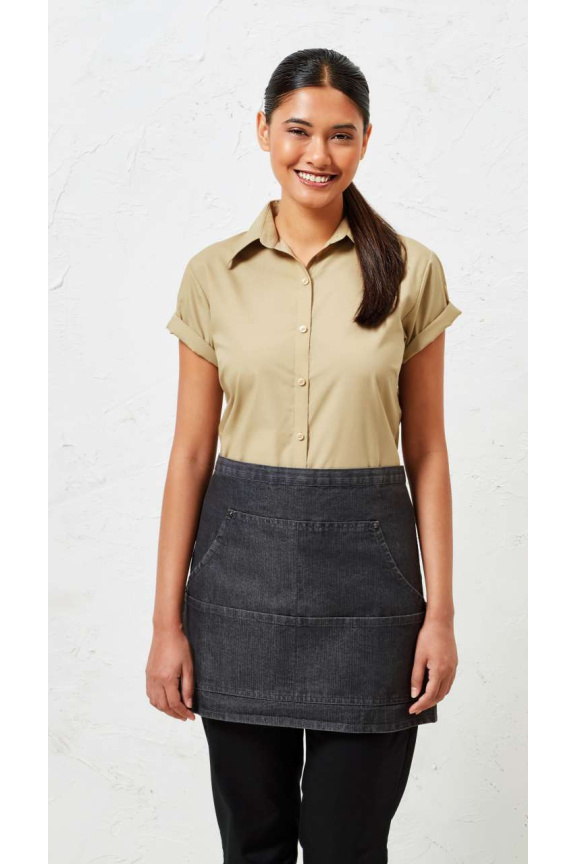 JEANS STITCH DENIM WAIST APRON