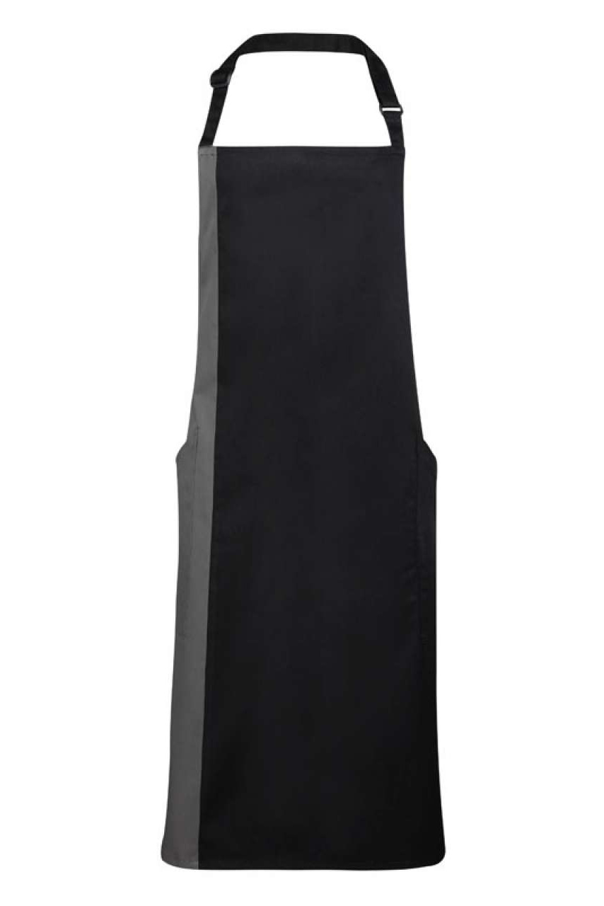 'COLOURS COLLECTION’ CONTRAST BIB APRON