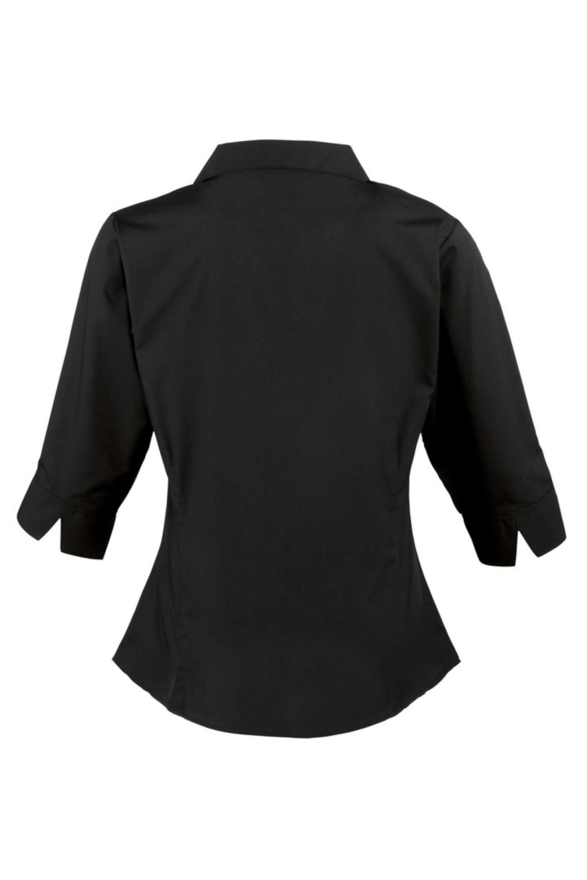 WOMEN'S POPLIN 3/4 SLEEVE BLOUSE