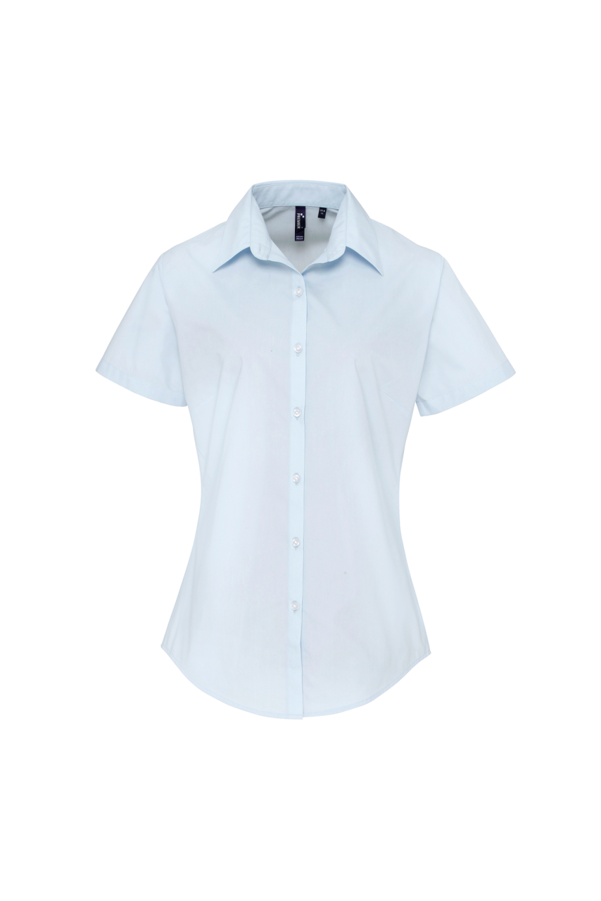 WOMEN'S POPLIN SUPREME SHORT SLEEVE SHIRT