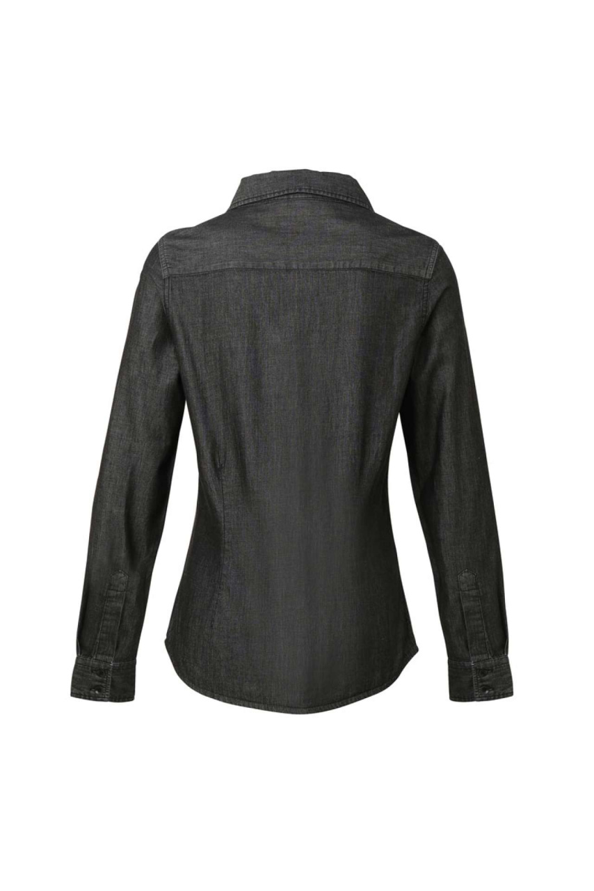 WOMEN'S JEANS STITCH DENIM SHIRT