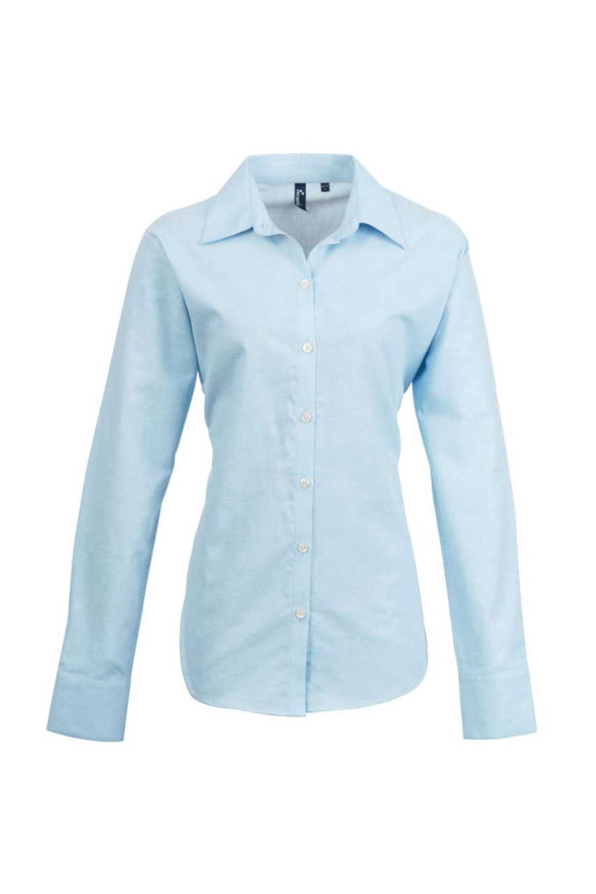 WOMEN'S LONG SLEEVE SIGNATURE OXFORD BLOUSE