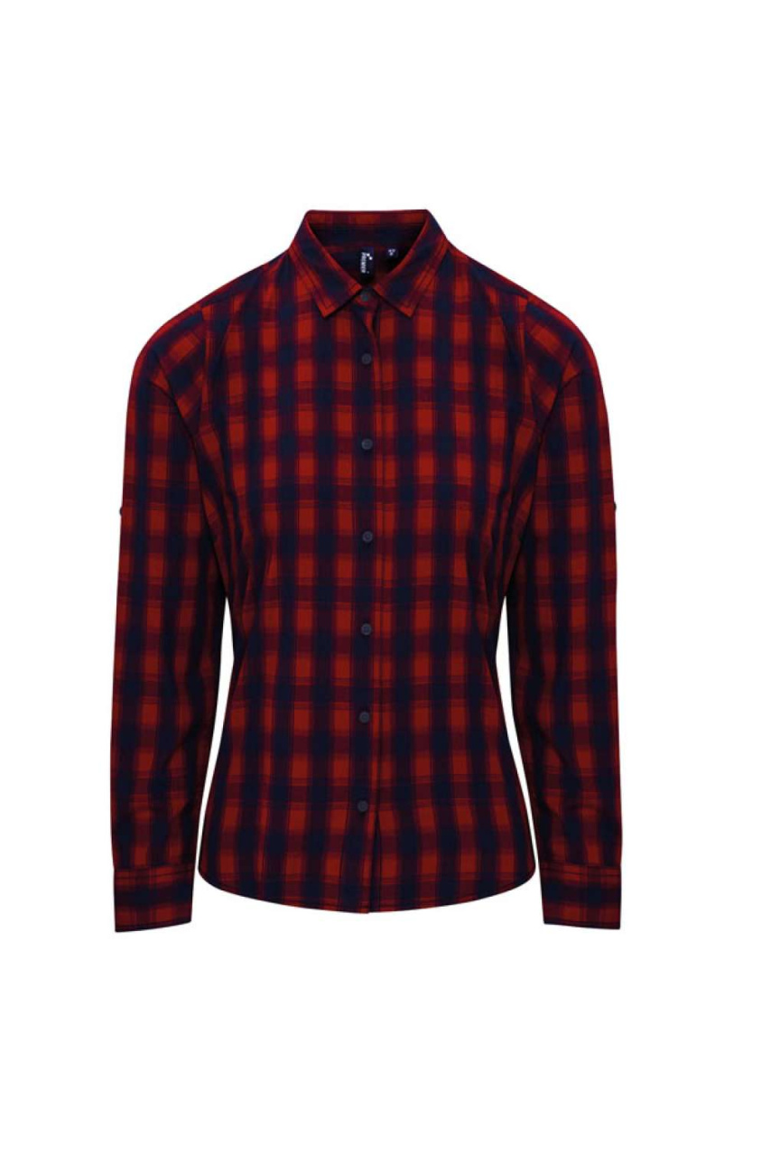 'MULLIGAN' CHECK - WOMEN'S LONG SLEEVE COTTON SHIRT