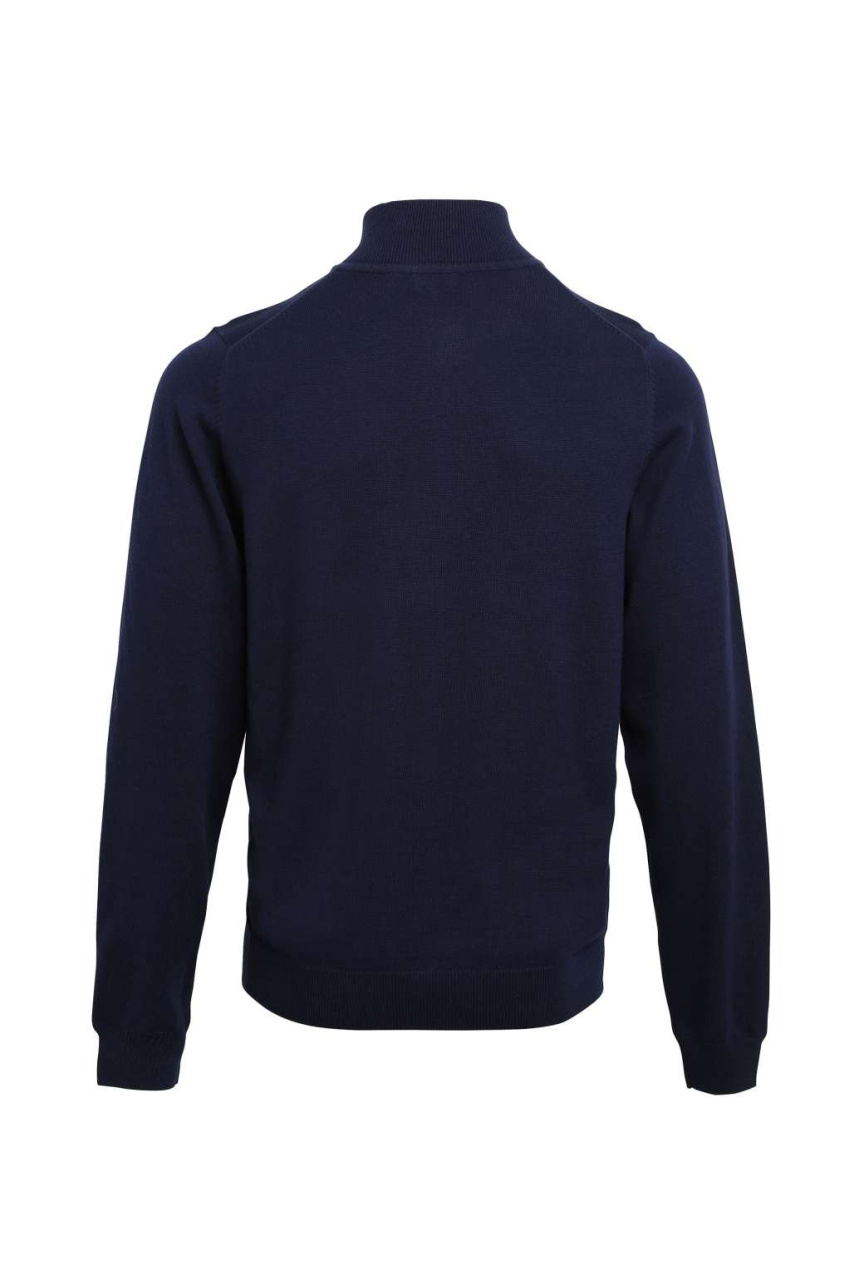 MEN'S QUARTER-ZIP KNITTED SWEATER