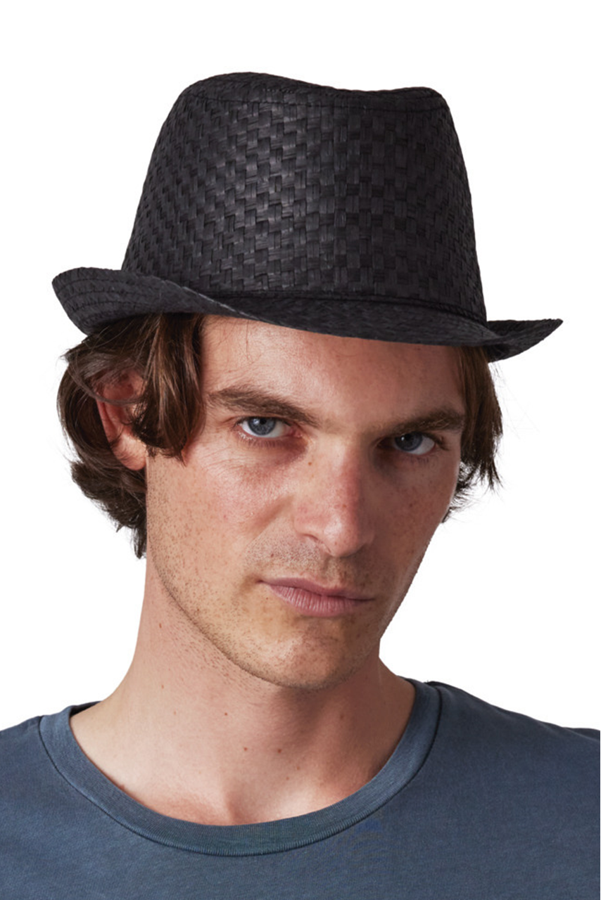 RETRO PANAMA - STYLE STRAW HAT