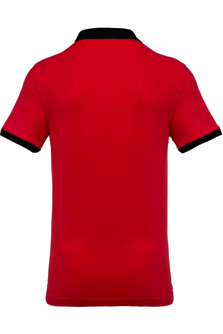 MEN'S TWO-TONE PIQUÉ POLO SHIRT