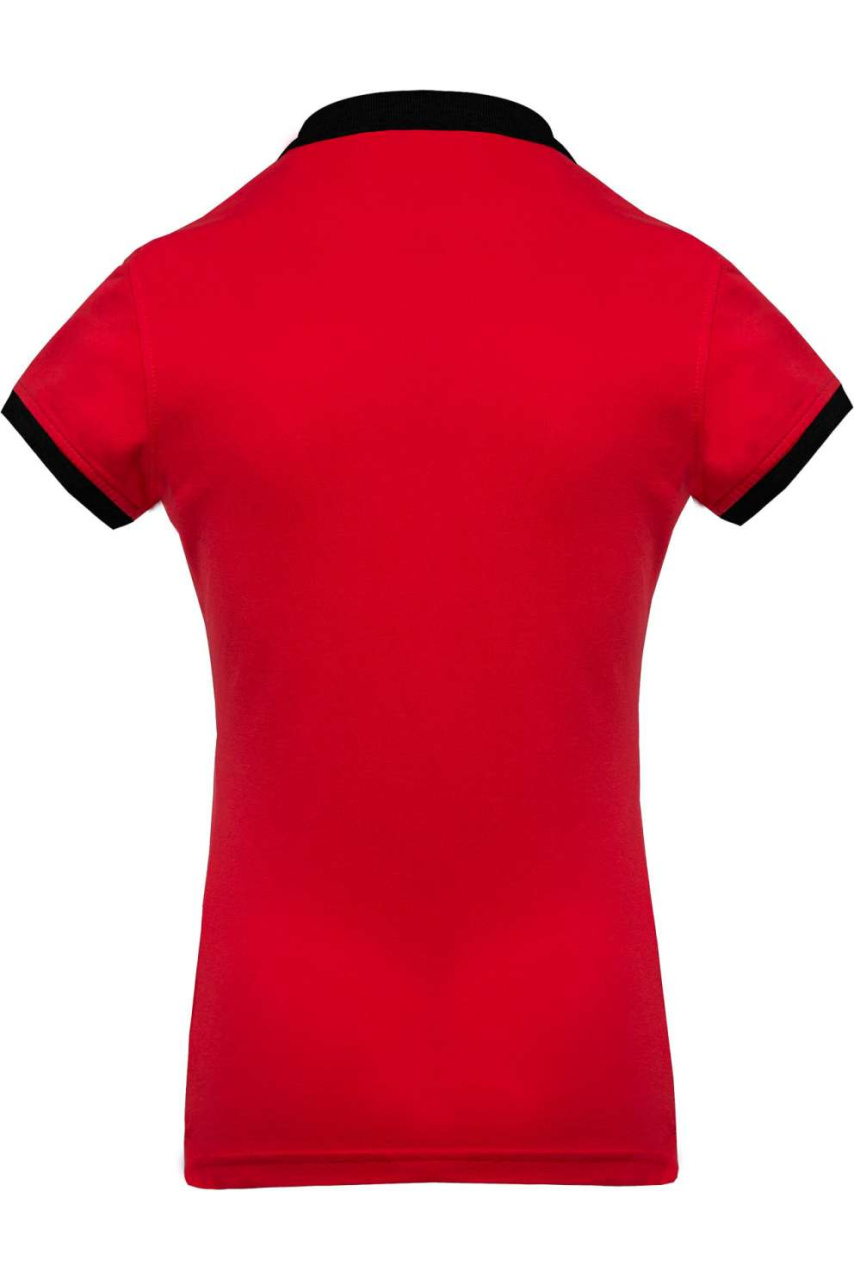 LADIES’ TWO-TONE PIQUÉ POLO SHIRT