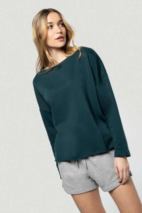 LADIES' OVERSIZED SWEATSHIRT