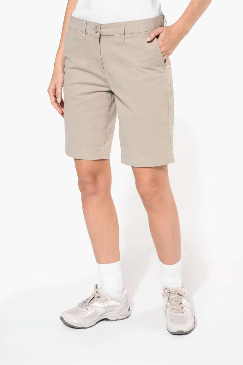 LADIES' CHINO BERMUDA SHORTS