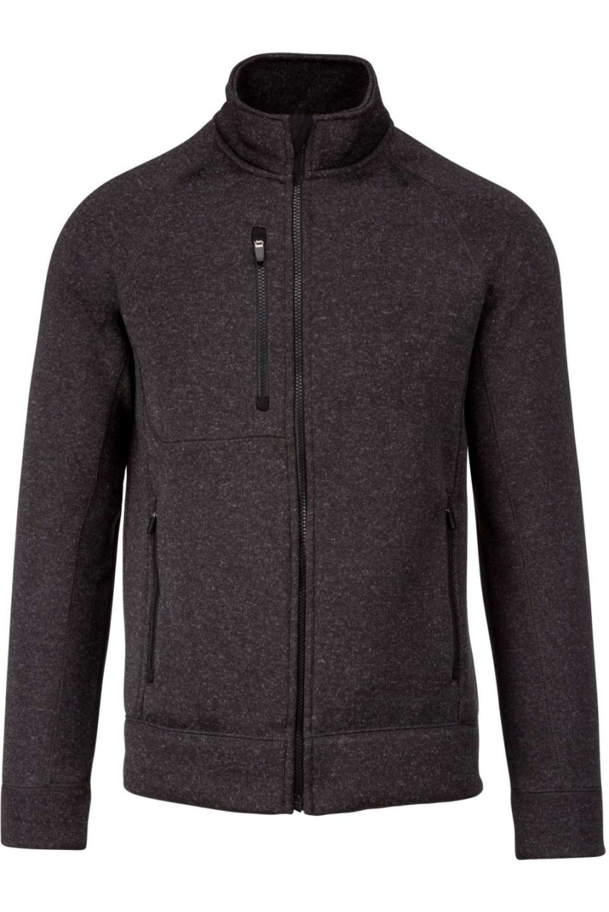 MEN'S FULL ZIP HEATHER JACKET