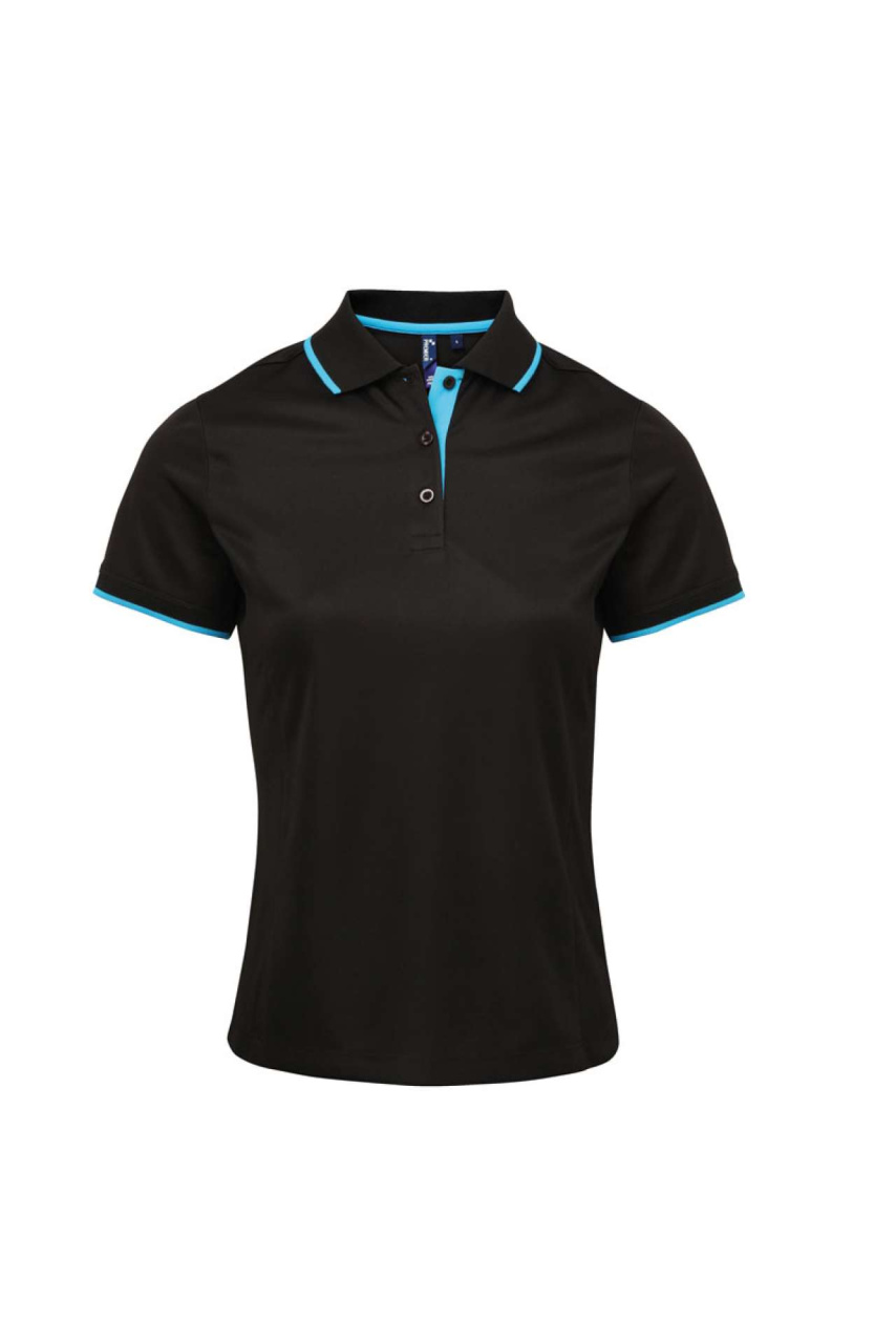 LADIES’ CONTRAST COOLCHECKER® POLO