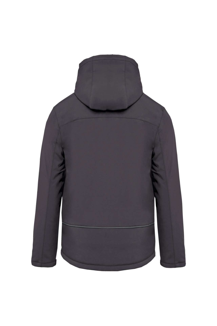 MEN'S HOODED SOFTSHELL LINED PARKA