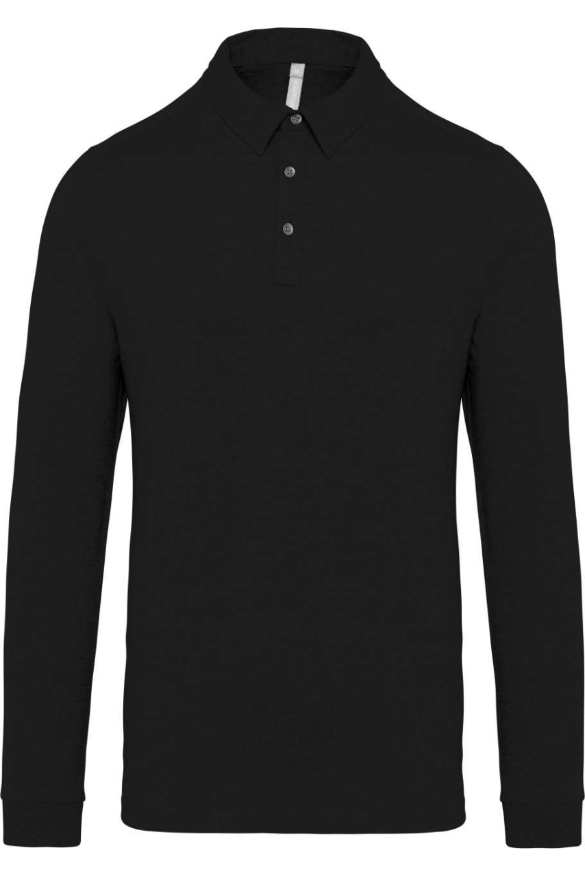 MEN'S LONG SLEEVED JERSEY POLO SHIRT