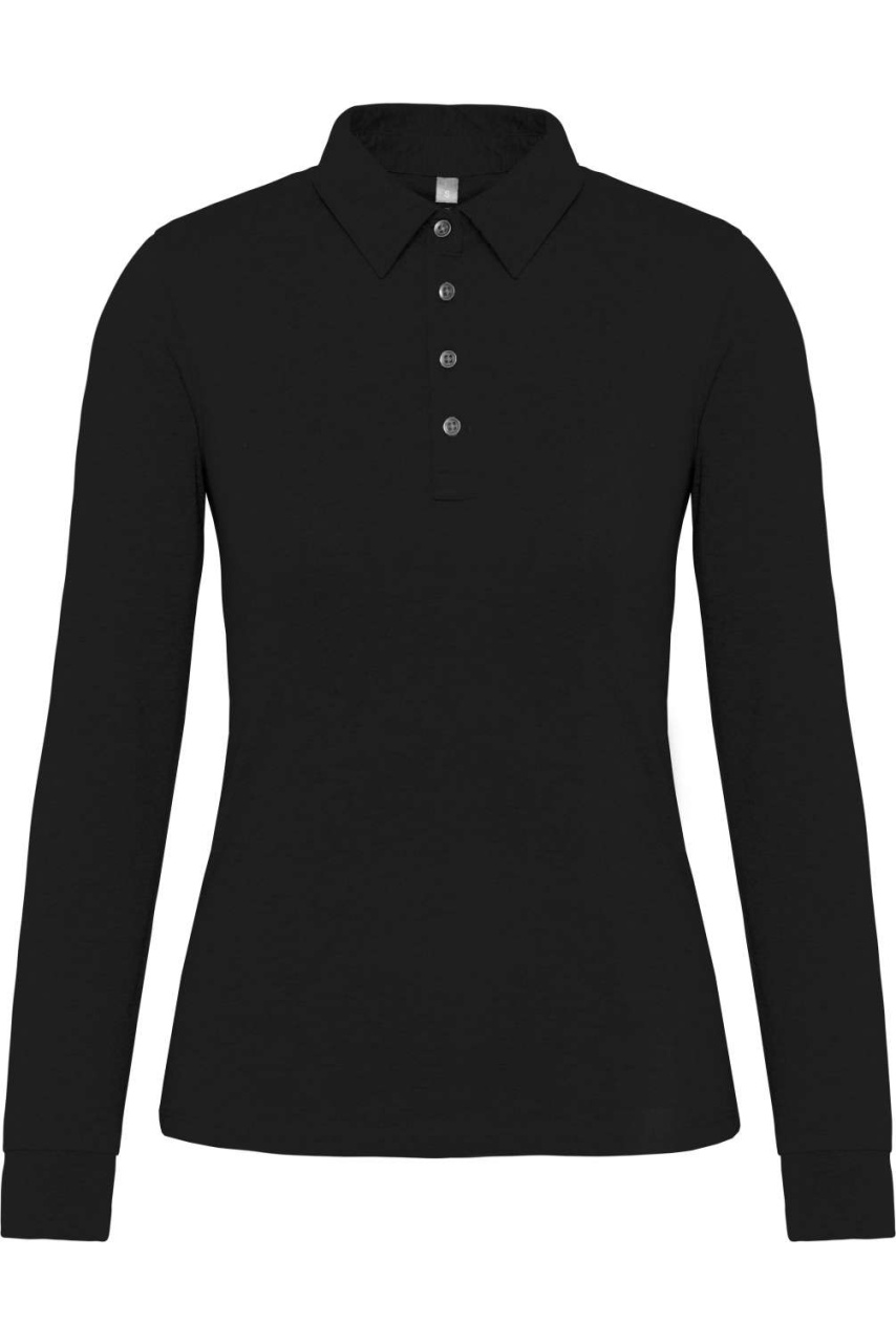 LADIES' LONG SLEEVE JERSEY POLO SHIRT