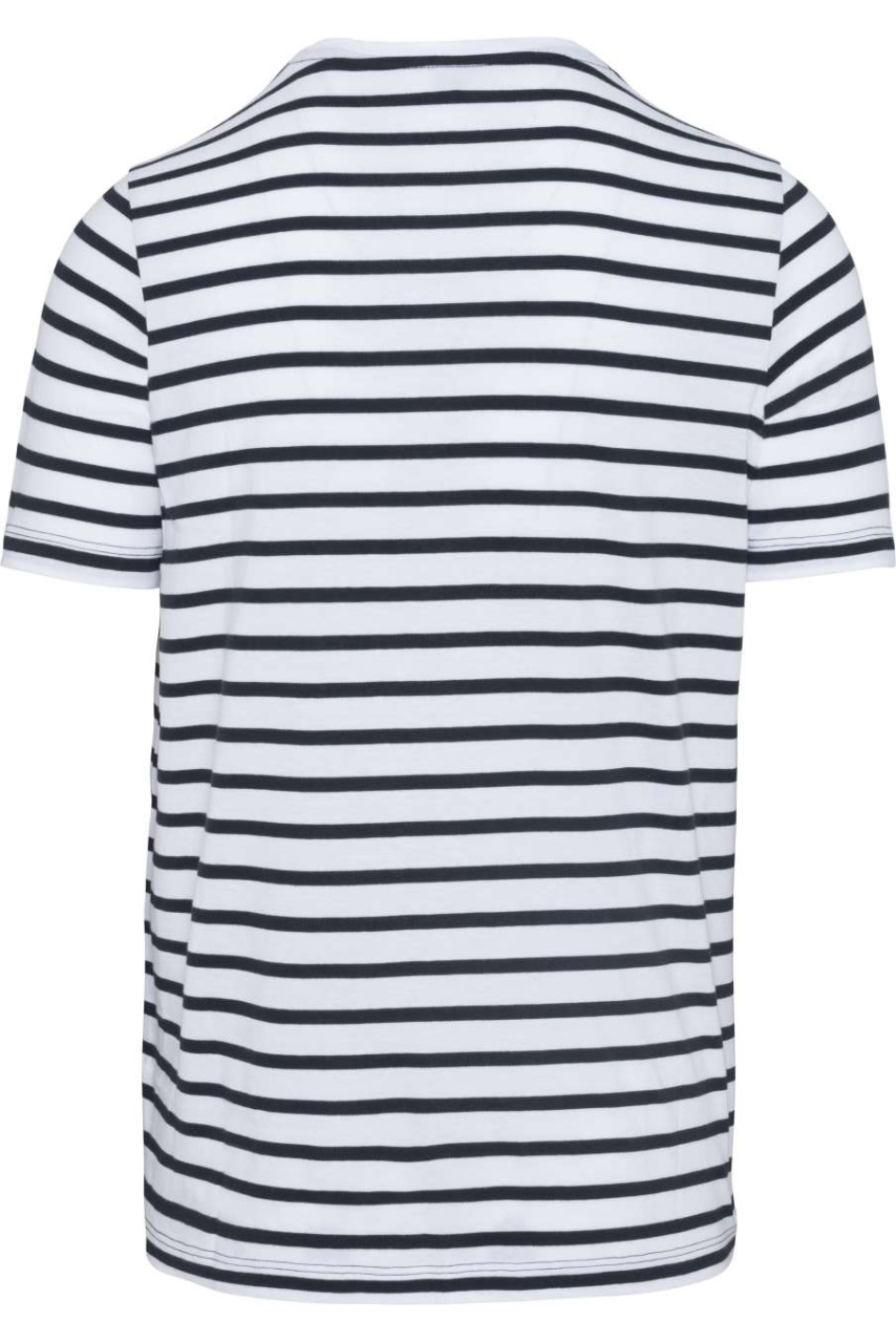 STRIPED SHORT SLEEVE SAILOR T-SHIRT WITH POCKET