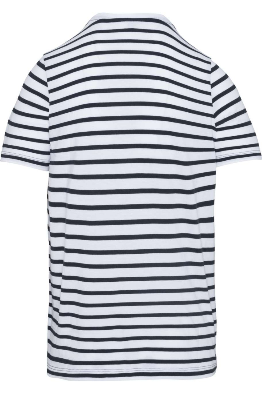 KIDS' STRIPED SHORT SLEEVE SAILOR T-SHIRT WITH POCKET