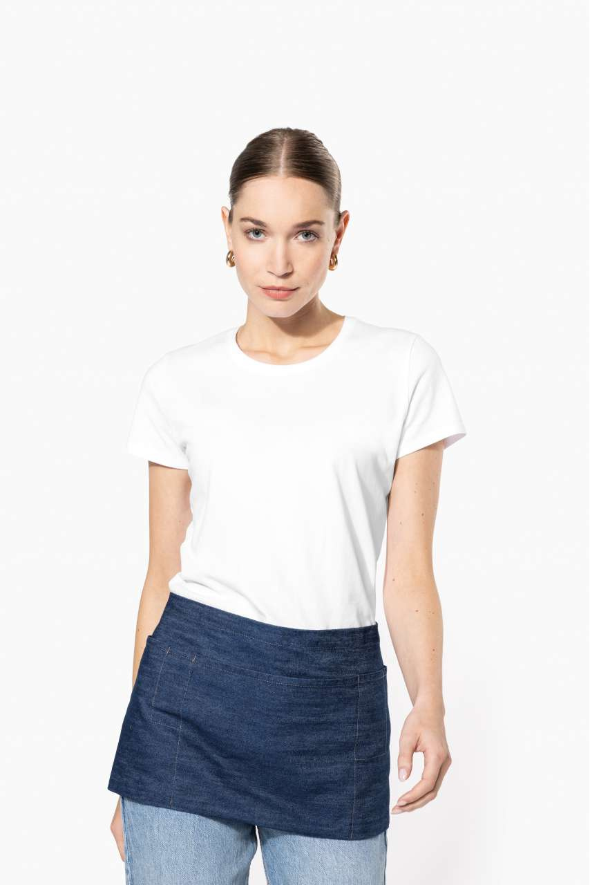 POLYCOTTON SHORT APRON