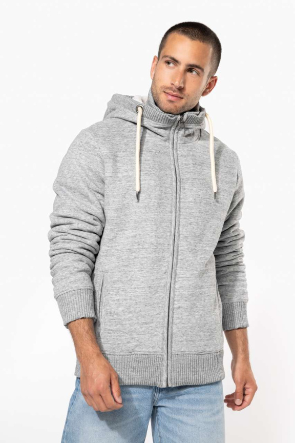 VINTAGE SHERPA-LINED FLEECE JACKET