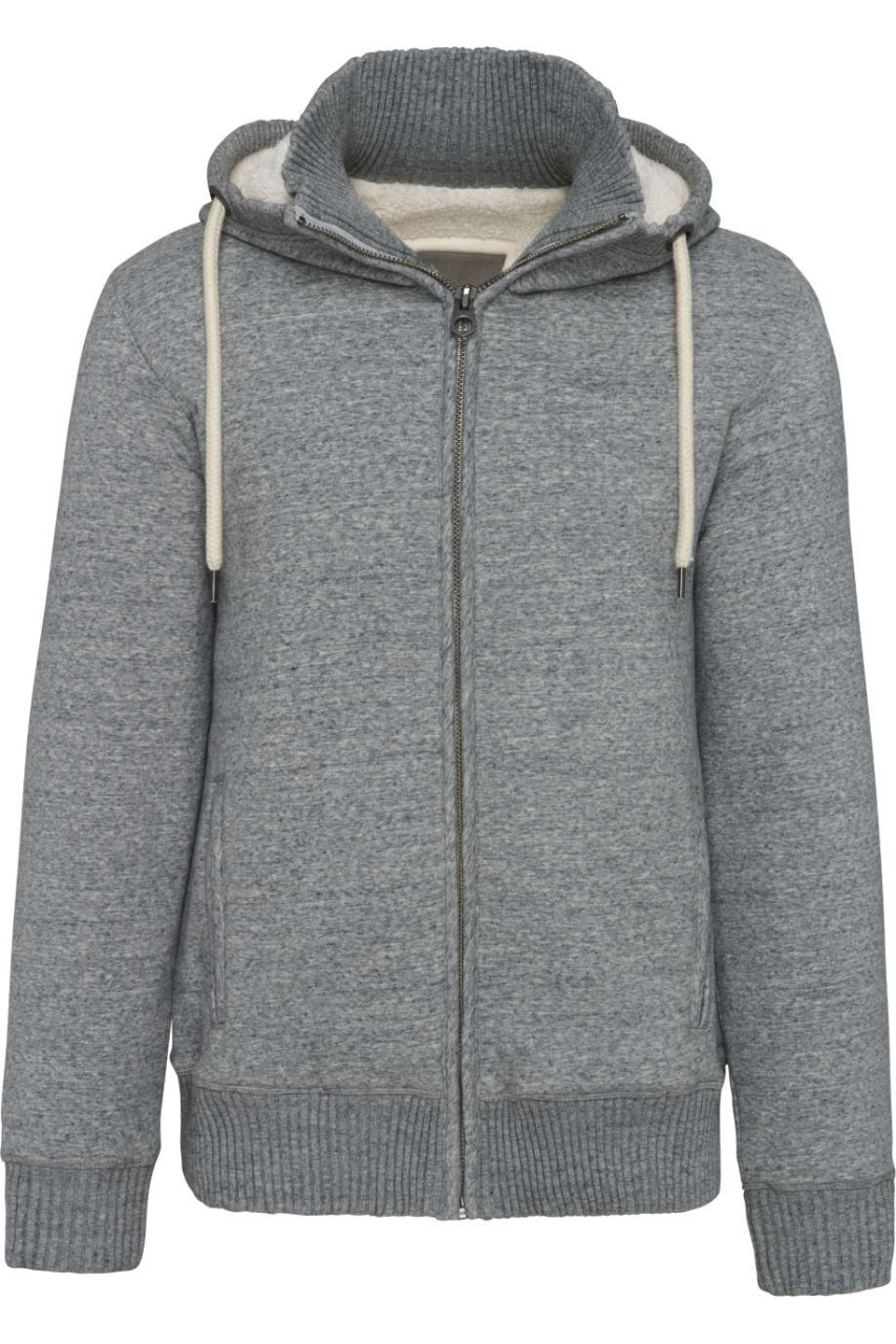 VINTAGE SHERPA-LINED FLEECE JACKET